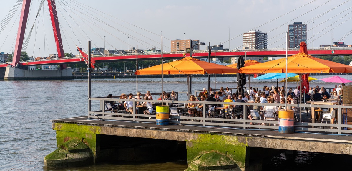 Dit zijn ze: de fijnste terrassen aan het water in Rotterdam
